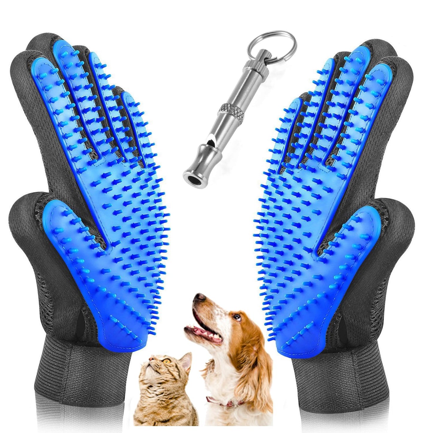 FurFriend Grooming Glove — Gentle Deshedding + Massage for Dogs & Cats